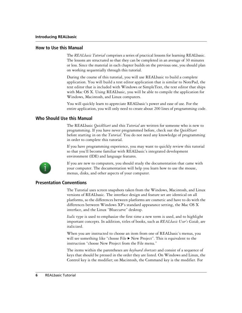 REALbasic Tutorial 0 — page 8