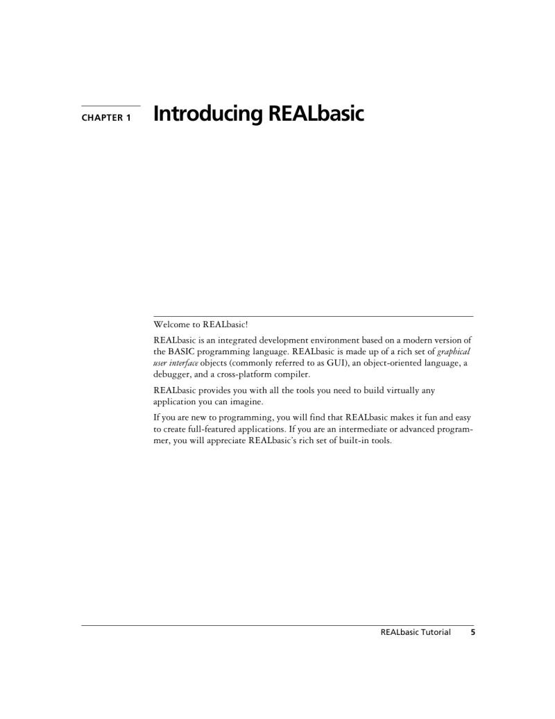 REALbasic Tutorial — page 7