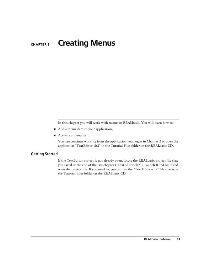 REALbasic Tutorial — page 25