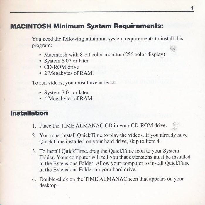 TIME Magazine Almanac 1993 manual — page 9